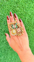 Butterfly ring- green image 0