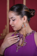 Noor Earring - Peach Pink image
