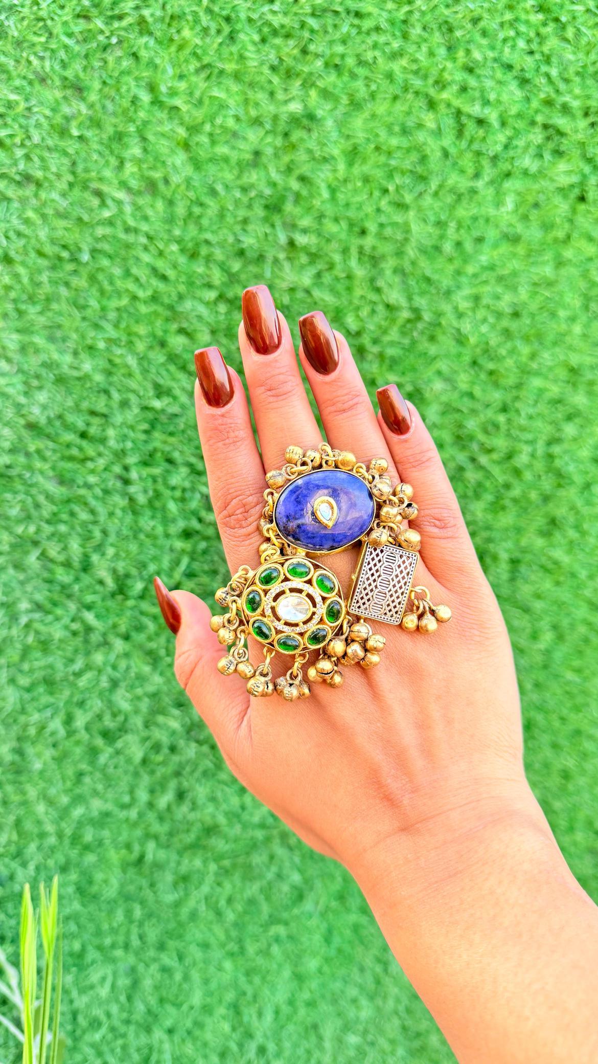 Radhika Ring - Blue stone image 1