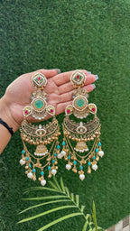 Ghazal earrings - Light green image 0
