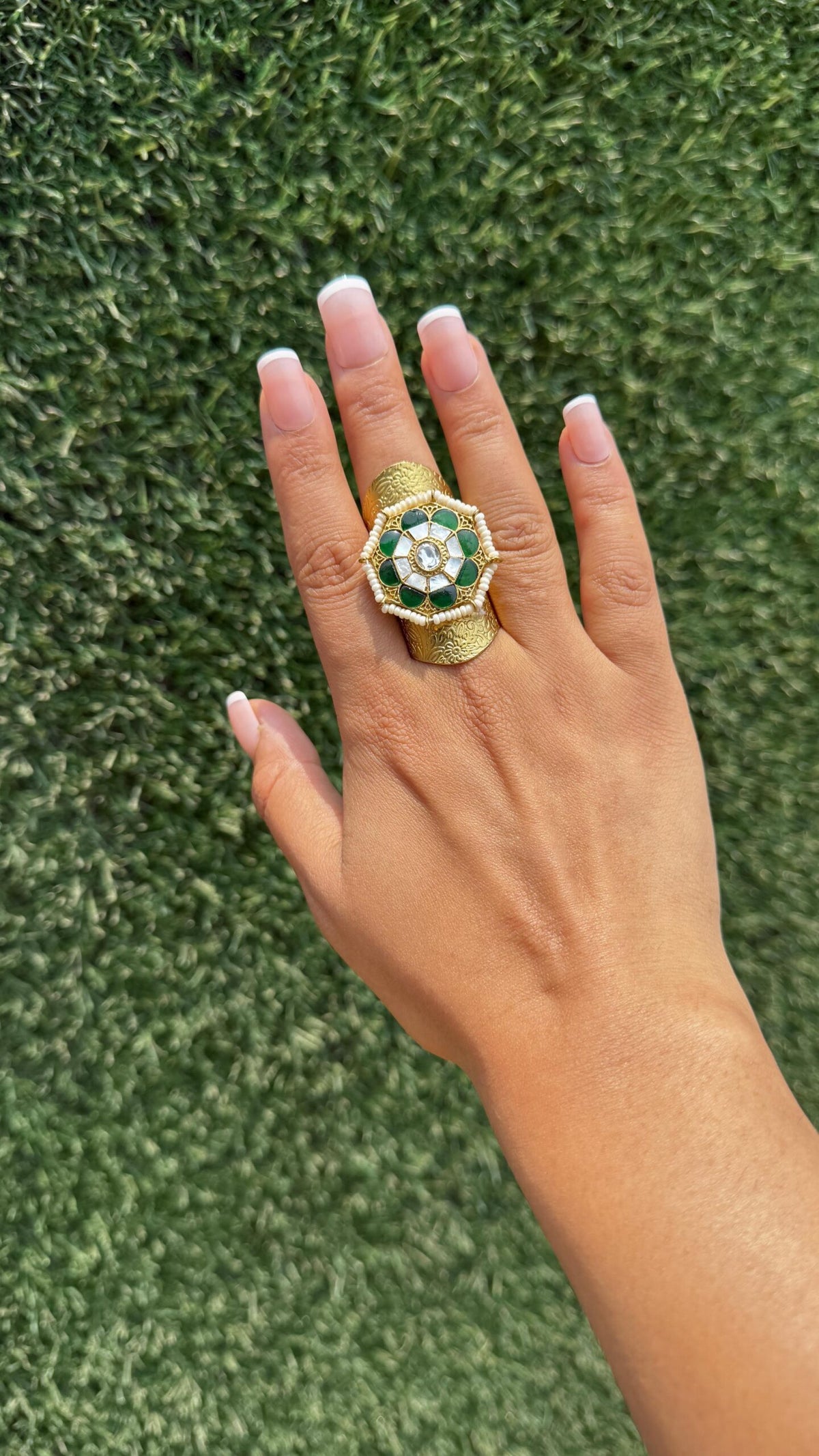Uma Ring- Green image 0