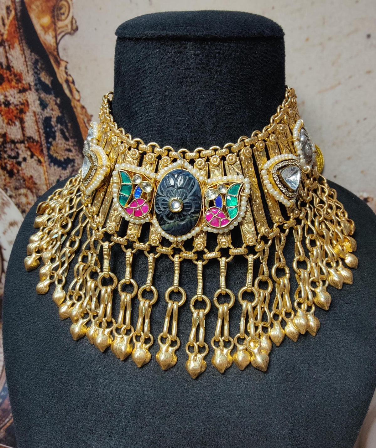 Alisha Choker - blue stone image 2