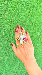 Mukti ring - Pink image 1