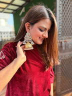 Dual tone Jhumkas image 2