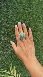 Surbhi middle finger rings 1 Aqua image 0