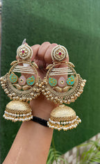 Jiya Jhumka - Pink and Blue image