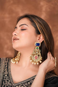 Amara earrings- Blue image 0