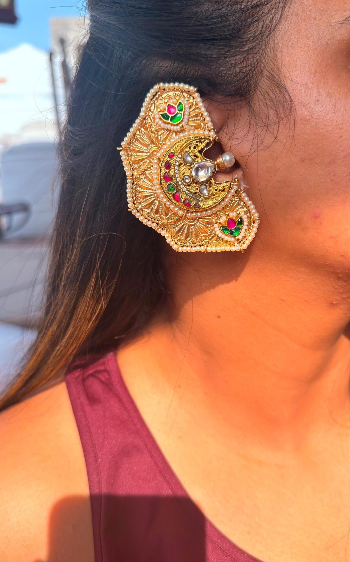 Surya Earcuff - Hot Pink image