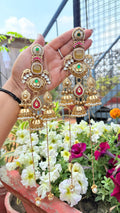 Naaz Kashmiri earrings - Yellow image 0