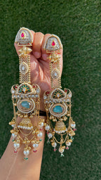 Yashoda earrings - Turquoise blue image 0