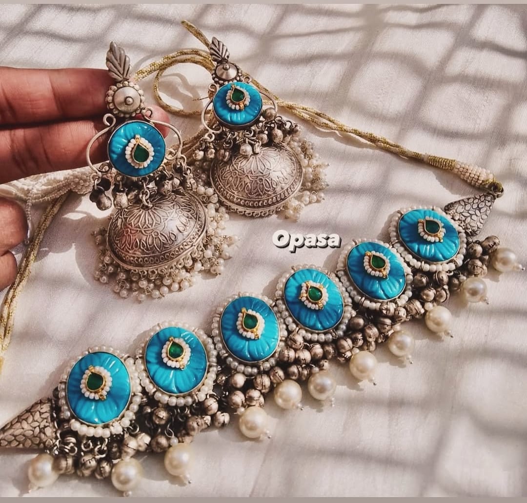 Ishita choker with earrings image 0