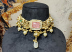 Isha choker - pink image 3