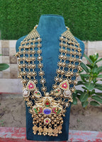 Maharani haar -purple colour image 1