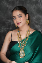 Double layered neckpiece with earrings image 6