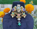 Deeksha choker - purple image 0