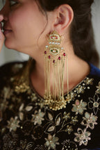 Kashmiri falling earrings image 0