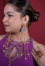 Aisha earrings - Pink image