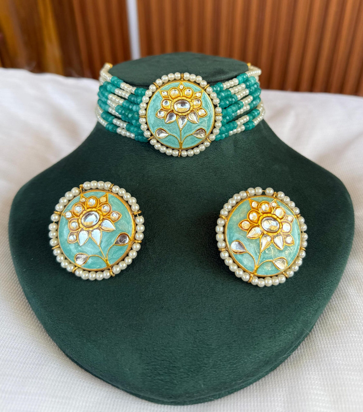Partaash choker8 with earrings image 0