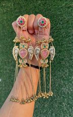 Mihika Earrings - Pink image