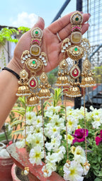 Naaz Kashmiri earrings - Yellow image 1