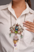 Sabdhya pendant-silver blue colour image 0