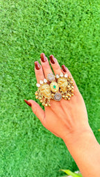 Mausam Rings  - Green image 1
