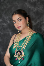 Maharani double layered blue long haar image 6
