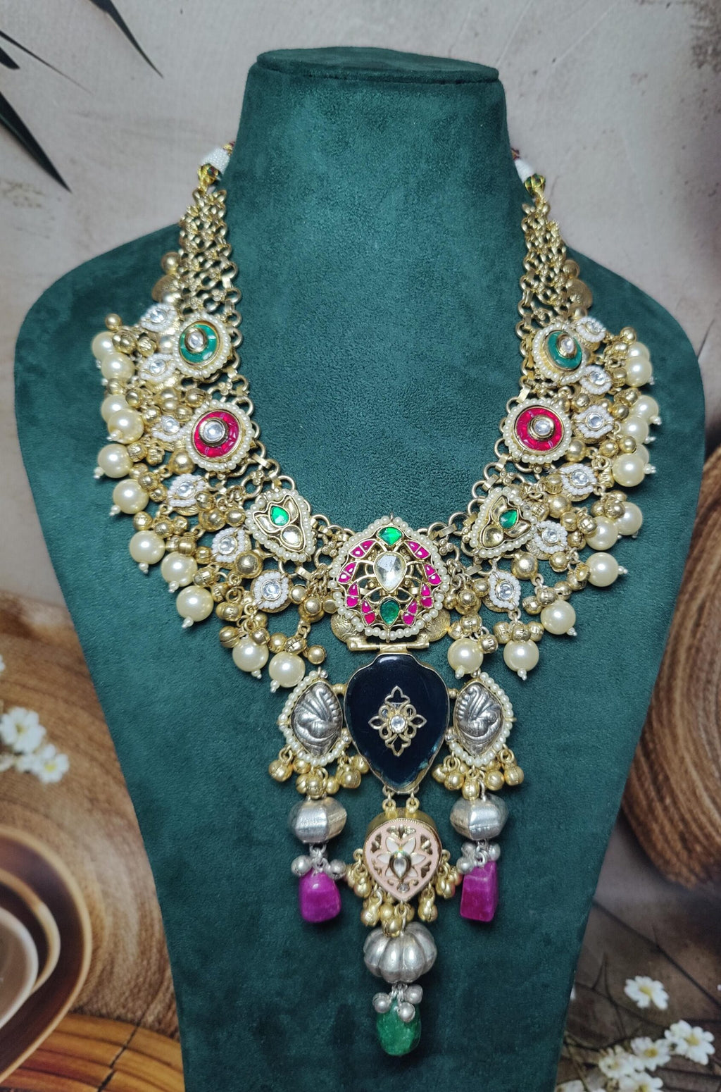 Sidharth neckpiece - blue image 1