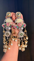 Anika earrings - Pink Silver image 0