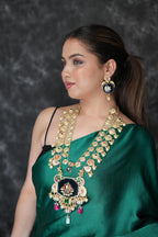 Maharani double layered blue long haar image 4