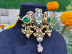 Deeksha choker - green image 1