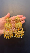 Divya Earrings - Yellow image