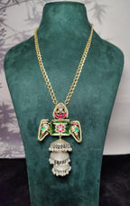 Laxmi pendant  - light green image 1