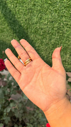 Big panchi kundan rings image 2