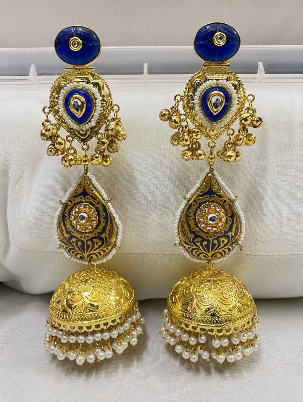 Amaya earrings - Blue image