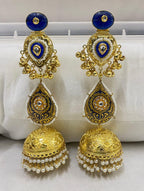 Amaya earrings - Blue image