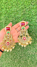 Amara earrings - red image 1