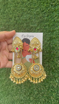 Roshni earrings- pink colour image 0