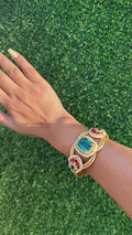 Green stone handcuff image 0