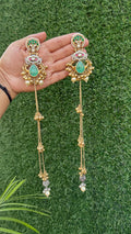 Dejhoor earrings - light green image 0