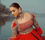 Sapna choker-blue colour image 1