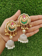 Small dual tone jhumki image 3