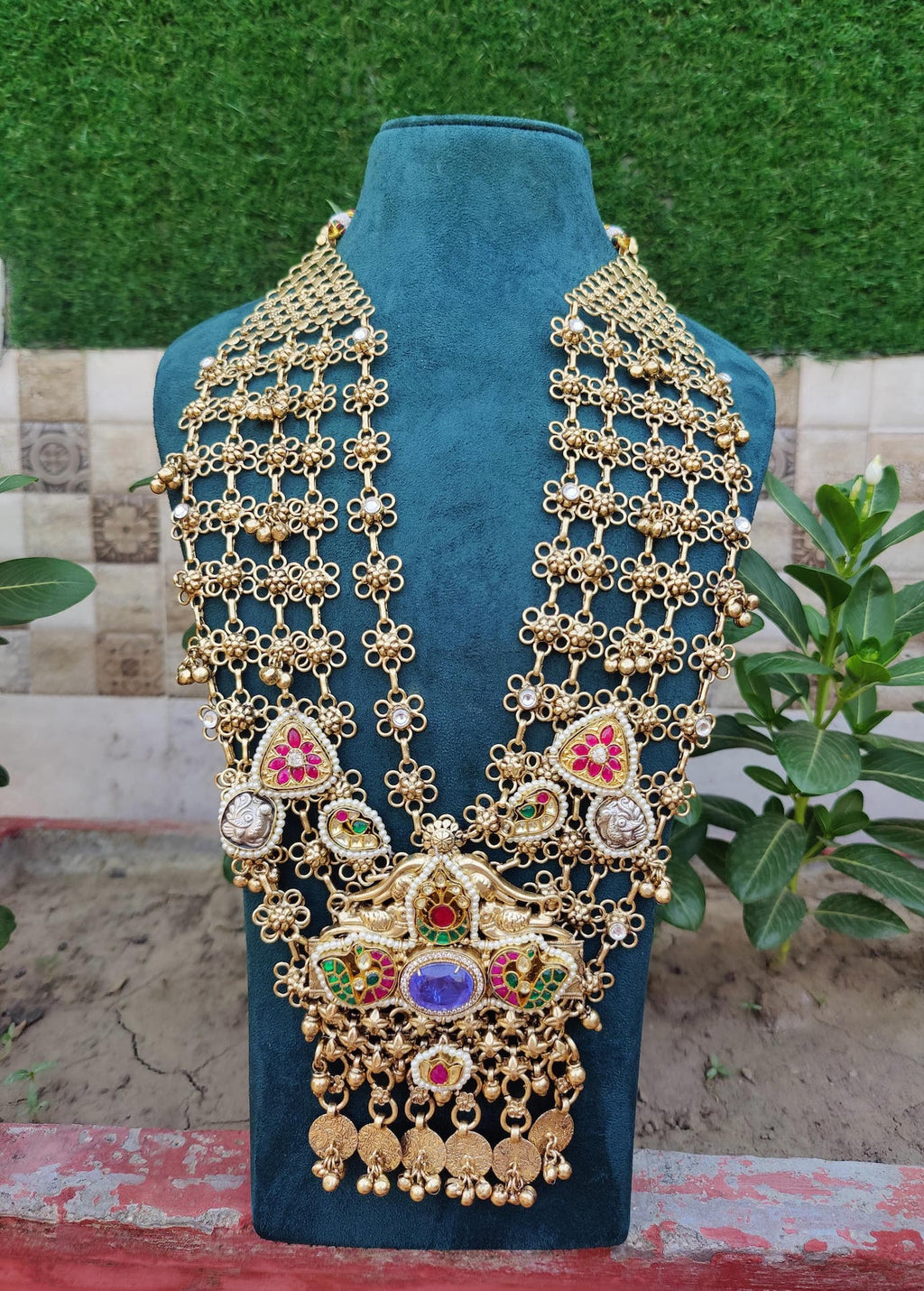 Maharani haar -purple colour image 2
