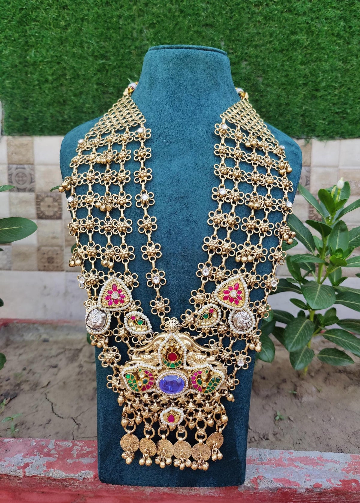 Maharani haar -purple colour image 2