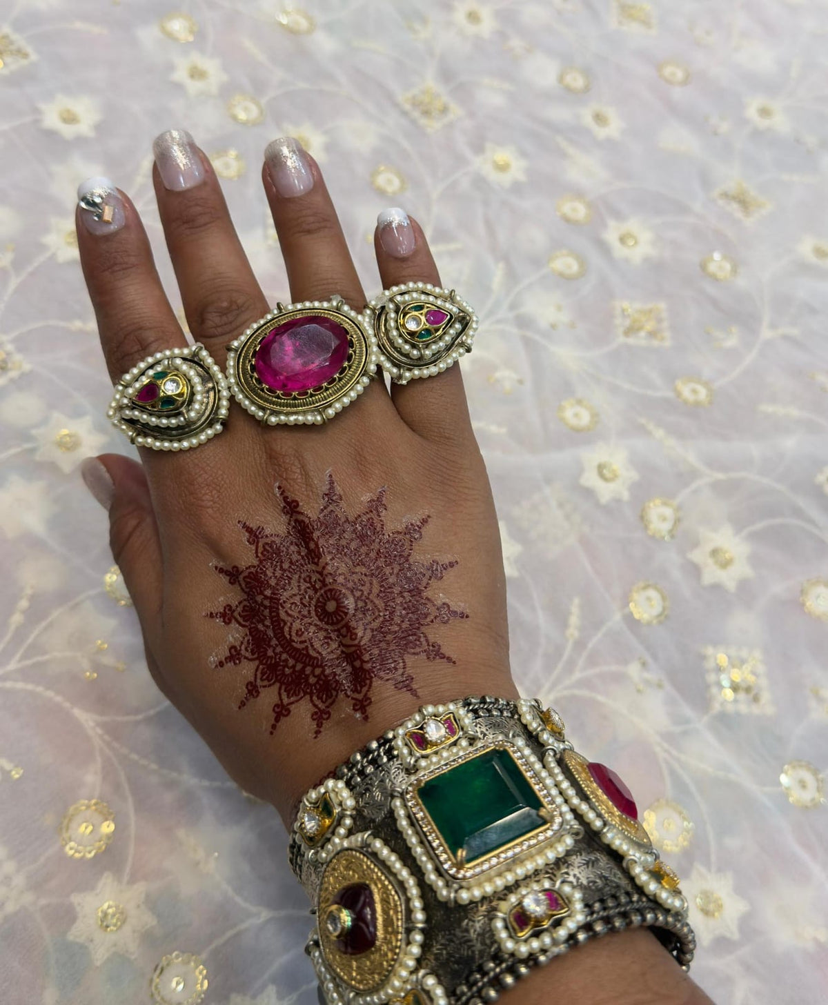 Devki ring 1.1 - Hot Pink image