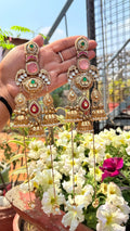 Naaz Kashmiri earrings - Pink image 0