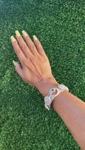 silver pink handcuff image 0