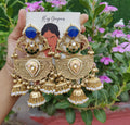 Tamanna earrings-blue colour image 0