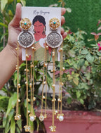 Aisha earrings - Blue image