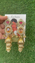 kashvi earrings-brown  colour image 0
